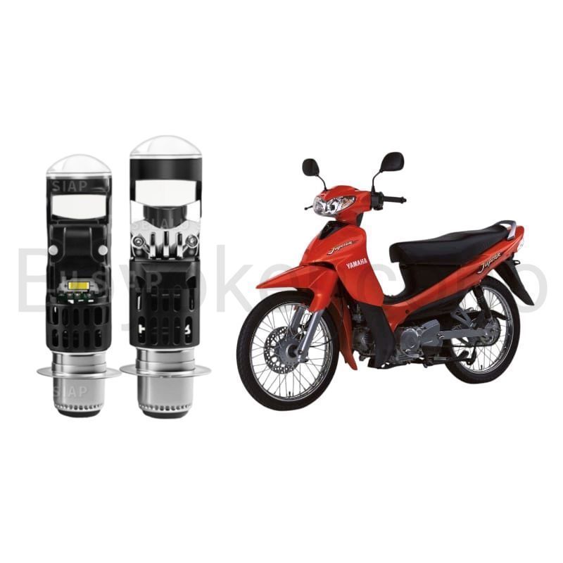 1pcs Lampu depan LED H6 Mini BiLED motor Yamaha jupiter z lama Byk