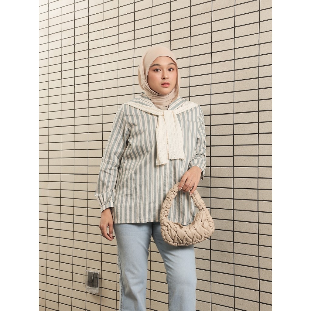 EXP Ralina Blouse 013.51950SH.47 |Kemeja Wanita - Atasan Lengan Panjang
