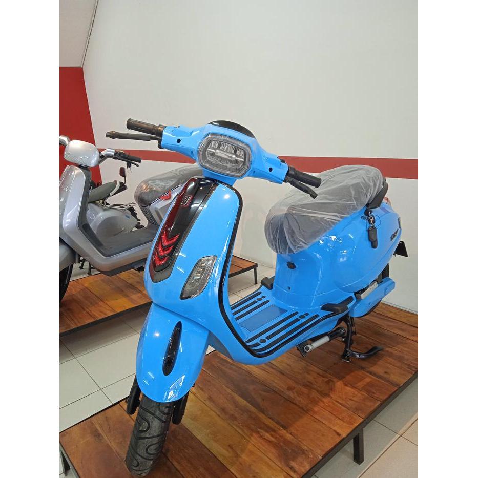 MOTOR LISTRIK UWINFLY T3S PRO BATERAI 72V/20Ah DINAMO 1500WATT GARANSI RESMI PABRIK - Biru Muda