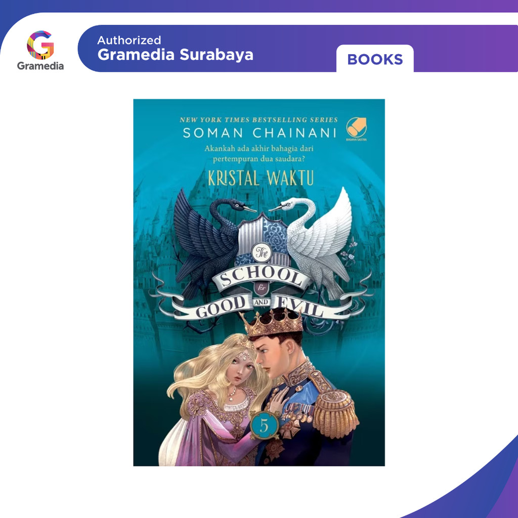 Gramedia Surabaya - The School for Good and Evil 5 - Kristal Waktu (2022)