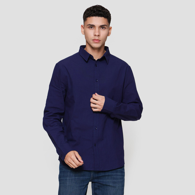 Cole Chambray Kemeja Pria 123048738