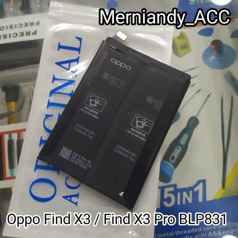 Battery Batre Opo Find X3 / Find X3 Pro Batre BLP831