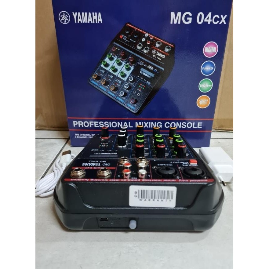Mixer Audio Yamaha MG4CX USB Bluetooth Soundcard