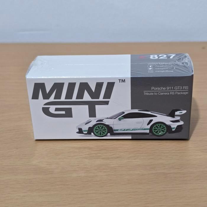 MiniGT 827 Porsche 911 GT3 RS Diecast Koleksi Mobil Mainan Mini Scale 1/64 Hotwheels Langka LR27