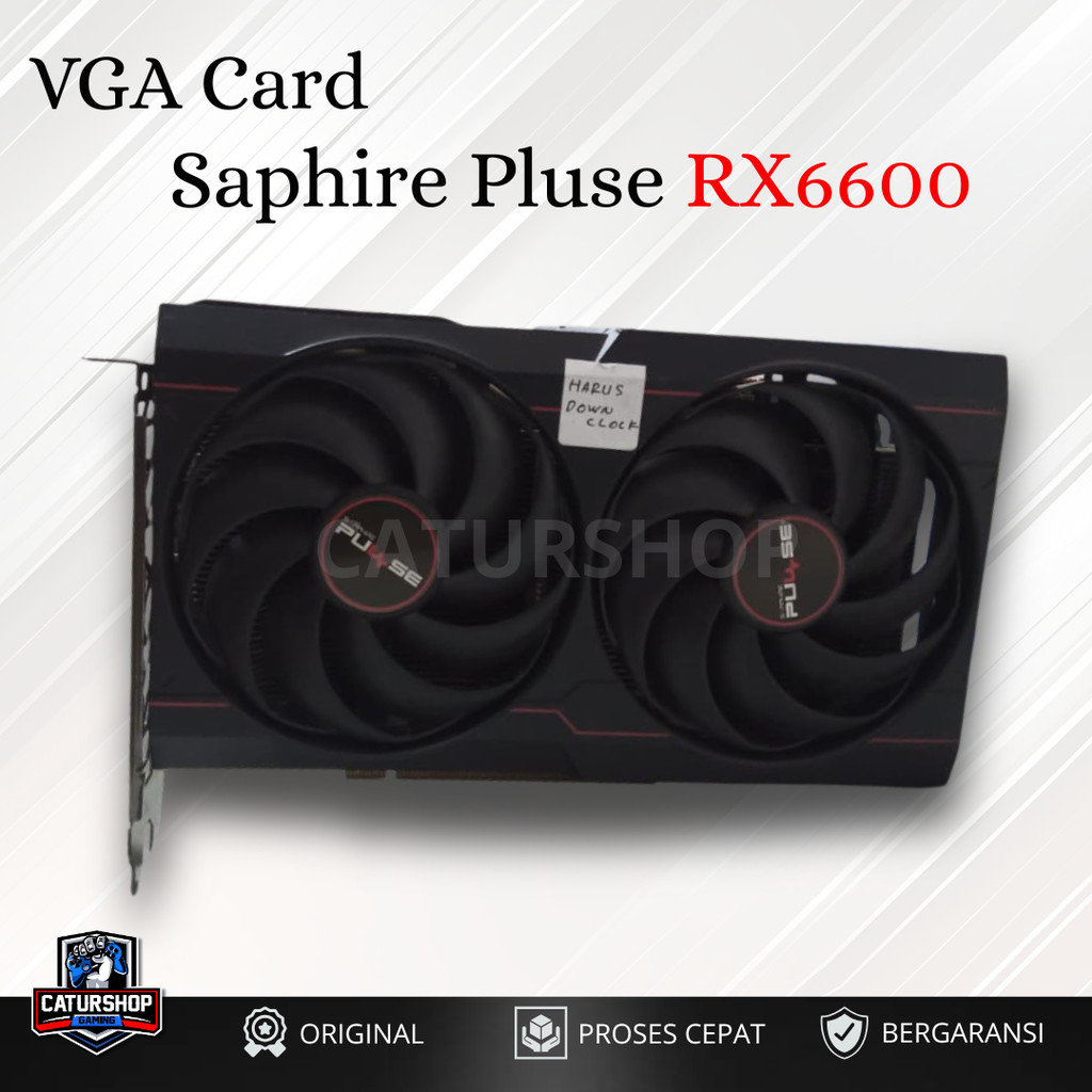VGA AMD RADEON RX 6600 8GB GDDR6 SAPPHIRE 2nd / VGA CARD RX6600 8 GB/ Second EX Mining