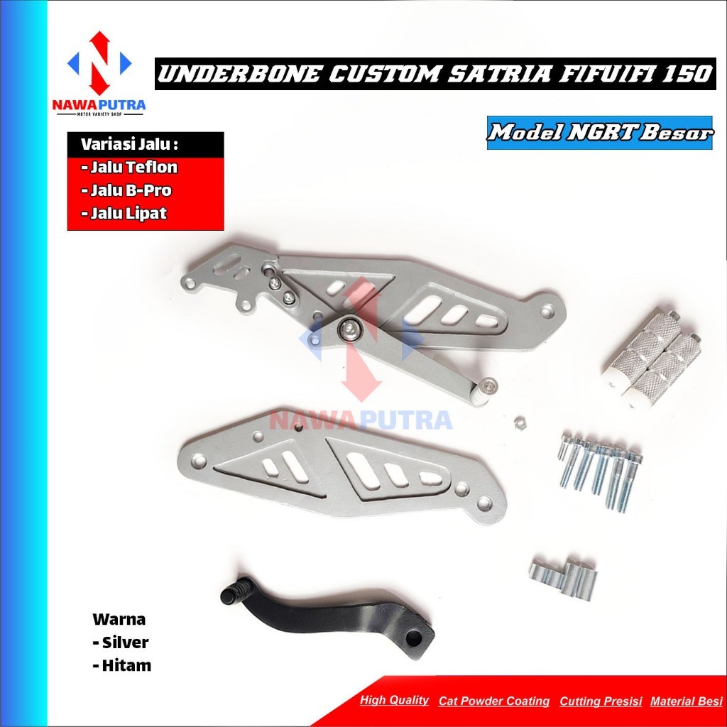 Underbone UB Custom Satria FU 150 Racing Model NGRT R12 Tebal 8 mm