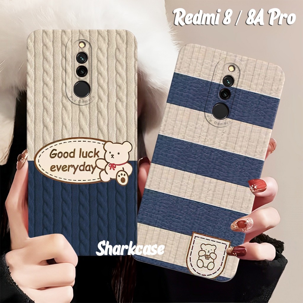 Softcase XIAOMI REDMI 8 / REDMI 8A PRO  Motif Rajut Aesthetic Terbaru Kekinian - Cesing Redmi - Case