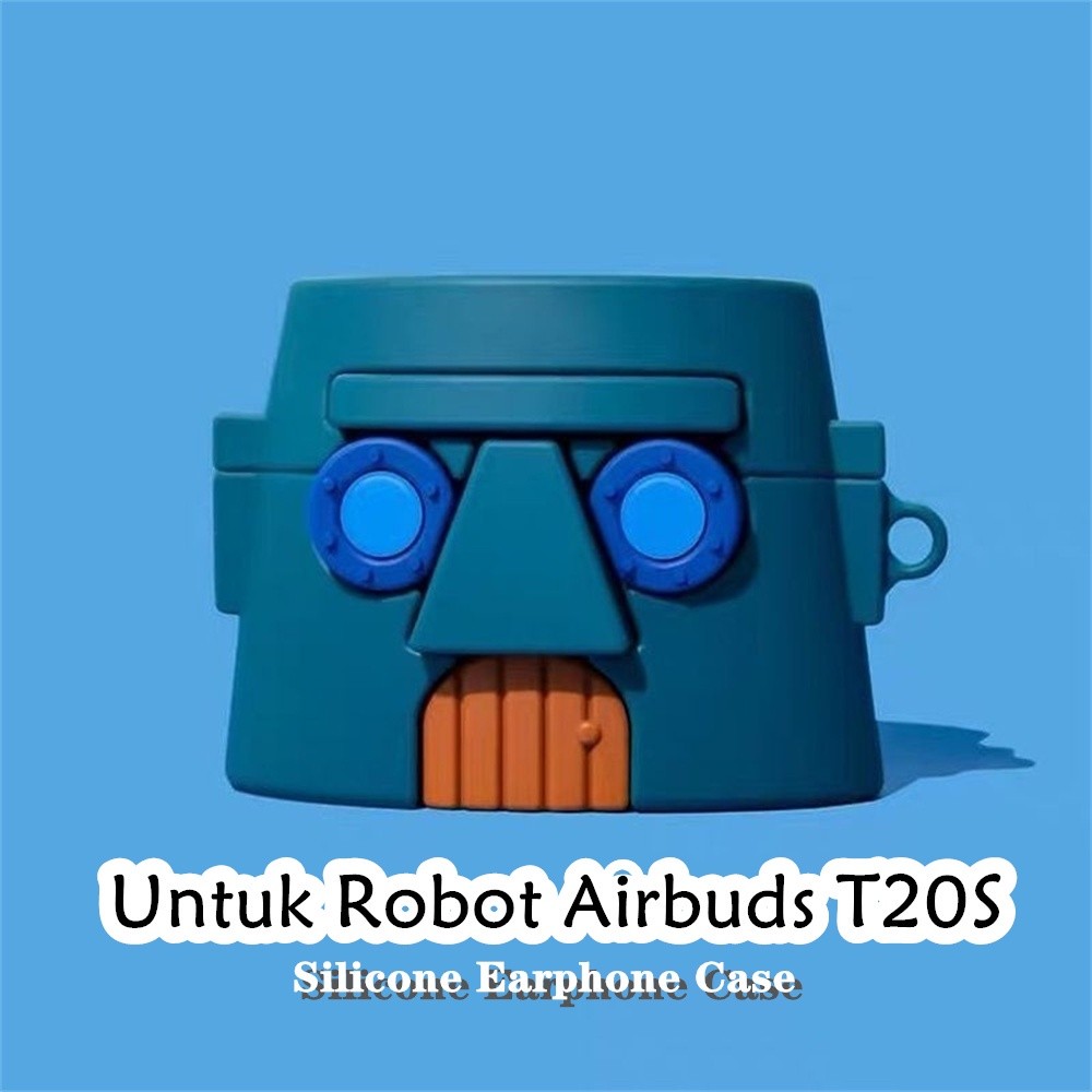 Distinctive Untuk Robot Airbuds T20S Case Soft Silikon Earphone CaseKartun Inovasi