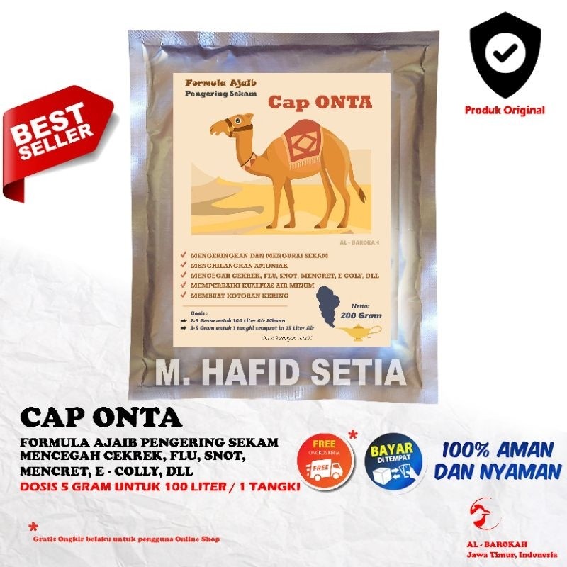 [CAHAYA PETSTORE] Formula Cap Onta pengering sekam, Obat E coly, Obat Cekrek, Obat Flu ayam, Obat me