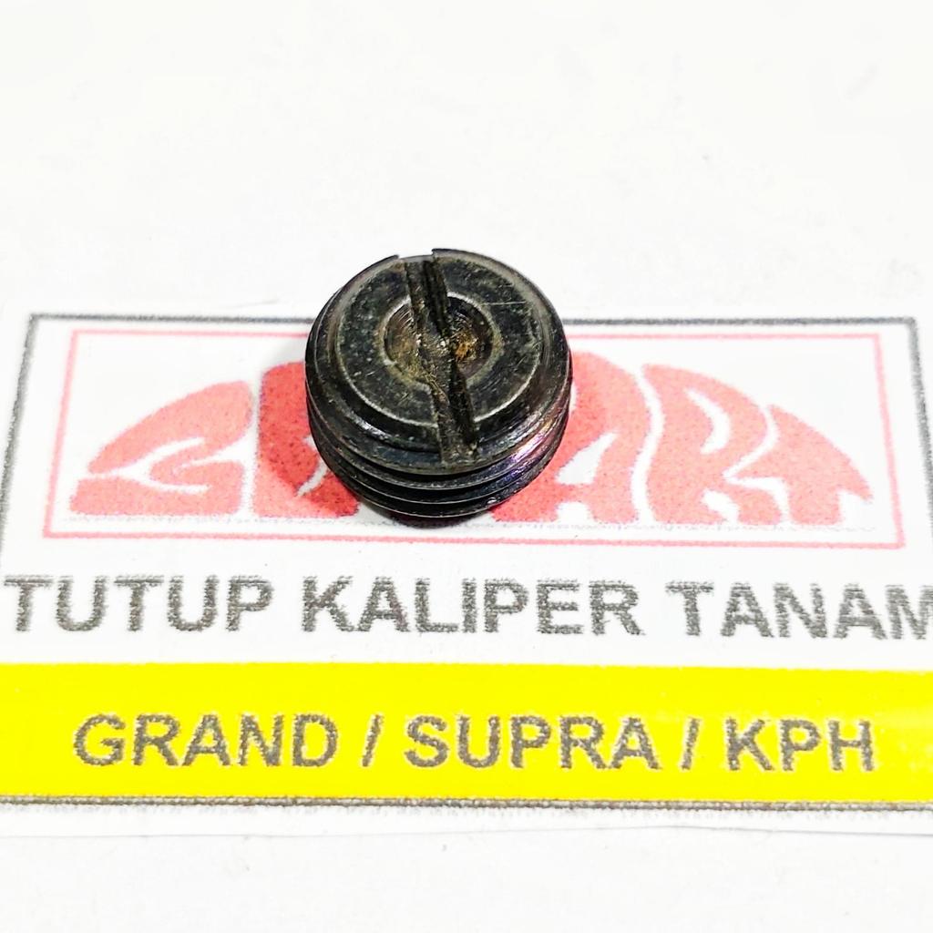 [3E Parts & Acc]  Baut tutup kaliper Supra Karisma Fit new Baud tanam obeng min Caliper  Barang Lang
