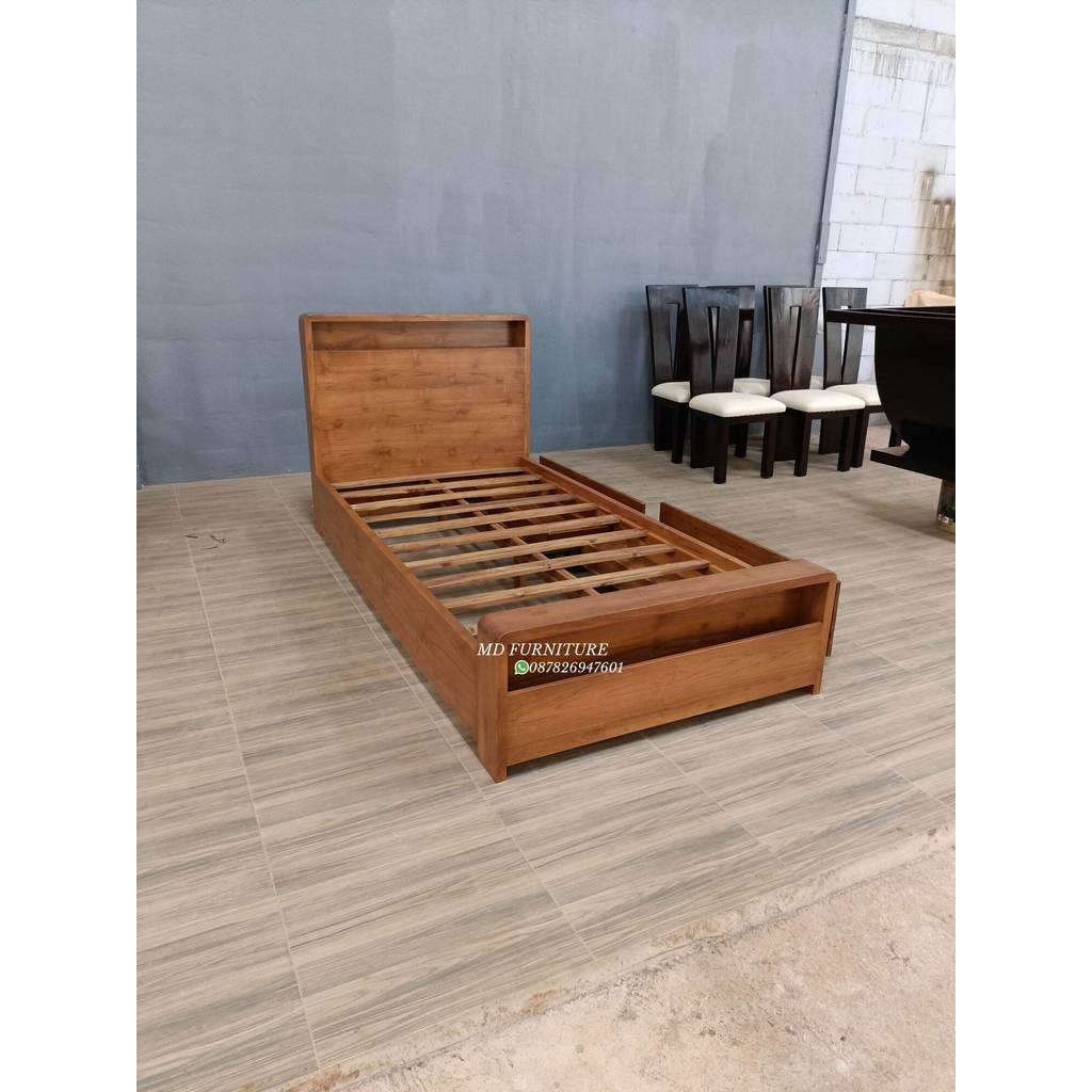 dipan anak, dipan anak minimalis, dipan jati, dipan anak 100x200