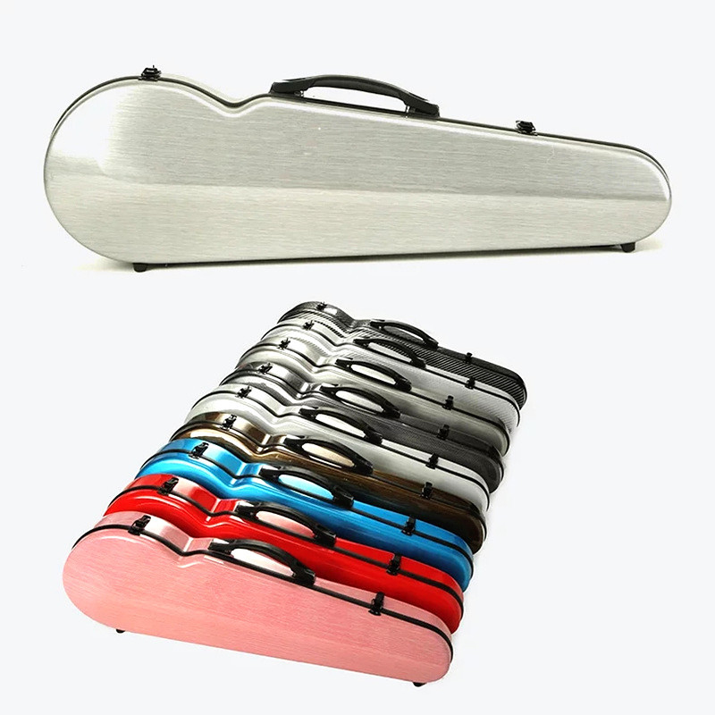 Highly cost effective violin hard case wholesale violin case 44 34 carbon fiber violin case VQ07