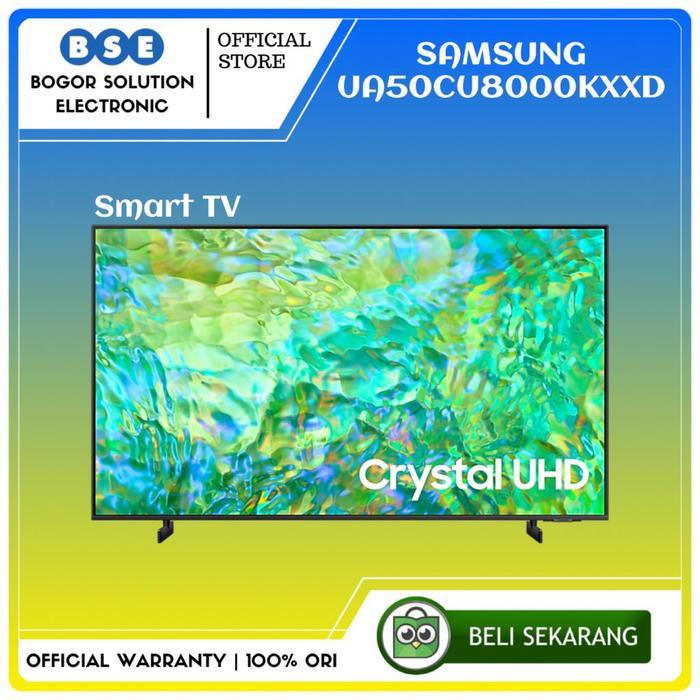 LED TV Samsung 50CU8000 Crystal UHD Smart 50 Inch Pengganti 50BU8000