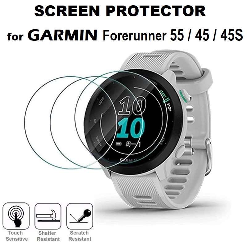 5PCS Smart Watch Screen Protector for Garmin Forerunner 55 / Forerunner 45 45S Tempered Glass Protec
