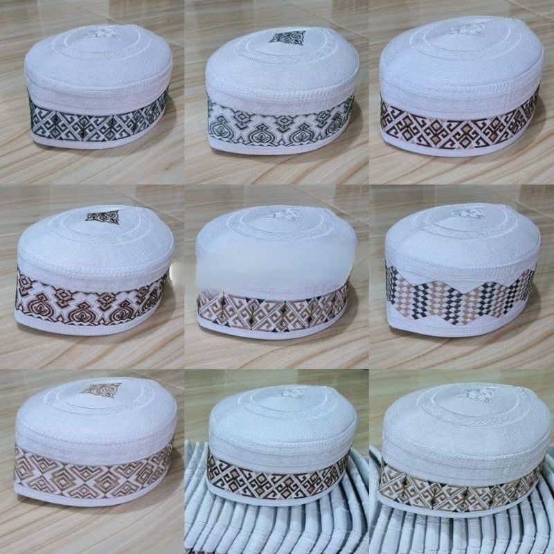 Peci SUDEMALA SPON Murah , Peci Sudamala , Peci Sundamala Hitam Dan Putih , Peci Maroko Spon , Kopia