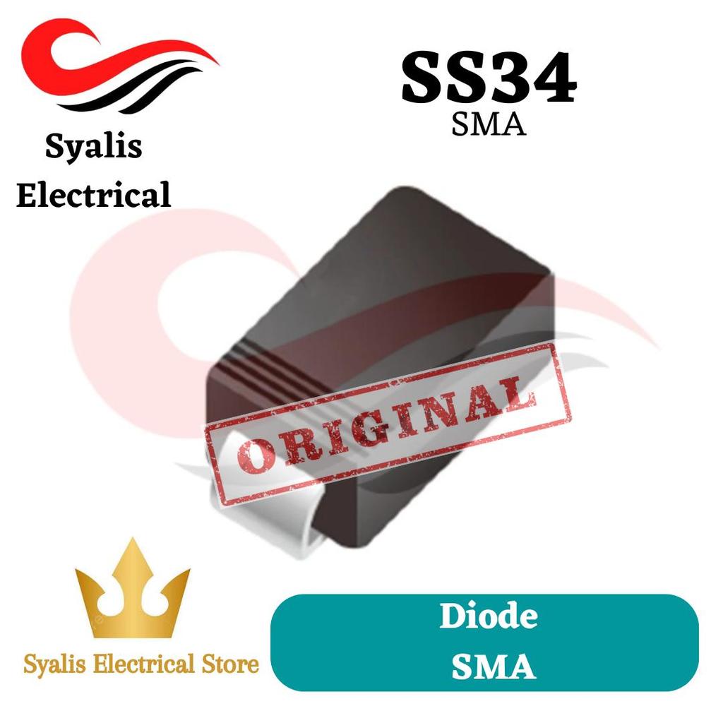 Diode SS34 Dioda SMA Rectifier [ Syalis ]