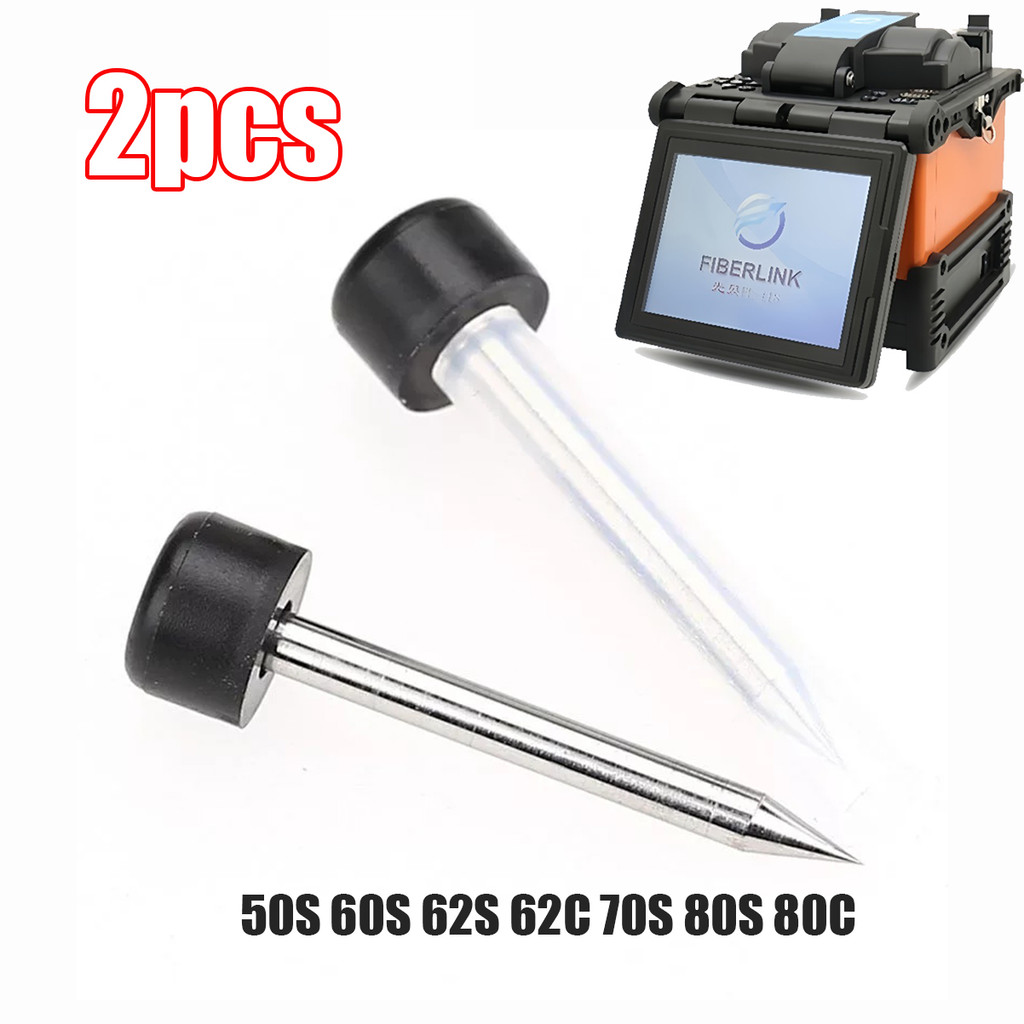 2pcs Pengganti Elektroda Splicer Fiber Optik Fujikura FSM 50S 60S 62S 70S 80S 80C