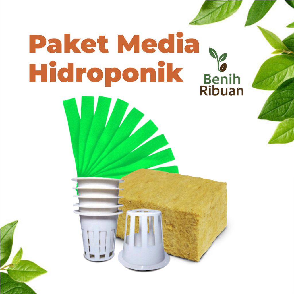 BENIH RIBUAN - Paket Media Tanam Hidroponik, Paket Lengkap Starter Kit Menanam Hidroponik