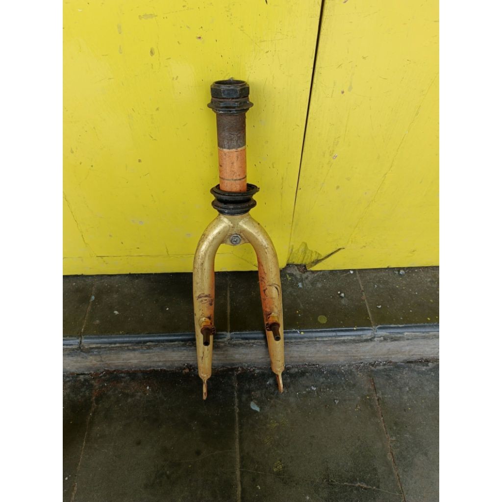 fork sepeda lipat 16 model lurus oversize second