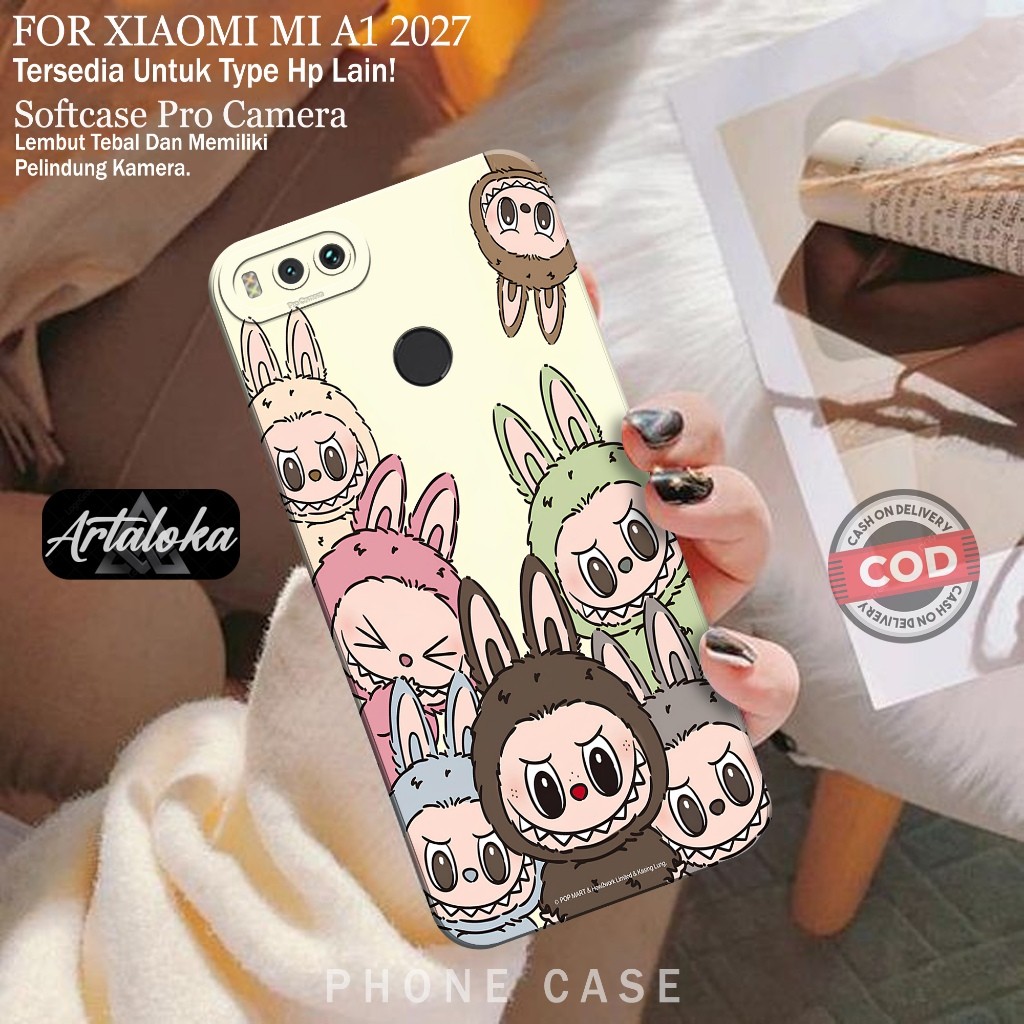 Softcase Hp Xiaomi MI A1 2017 Fashion Case Kartun Lucu Case Xiaomi MI A1 2017 Silikon TPU Pro Camera