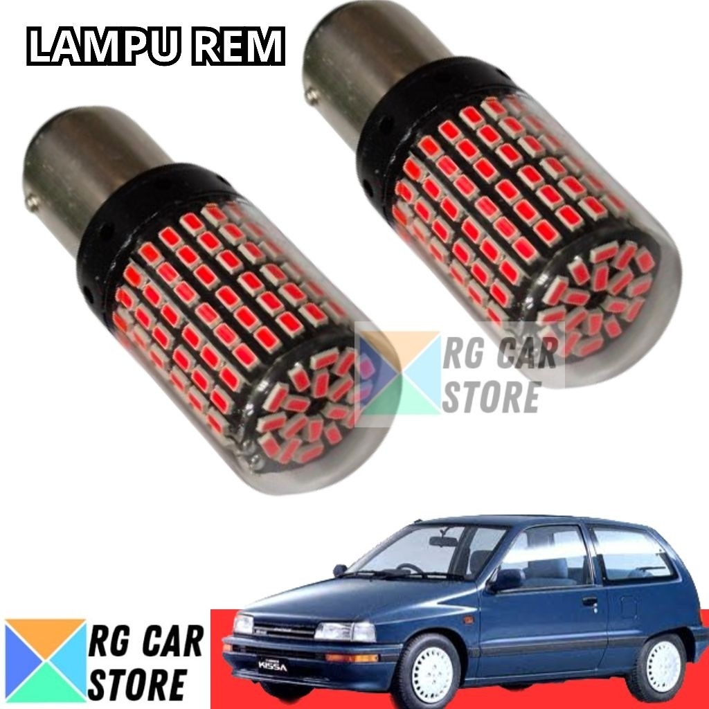 Lampu Rem Belakang Starlet LED 144 Titik 2 Kaki Putar PnP Toyota Starlet