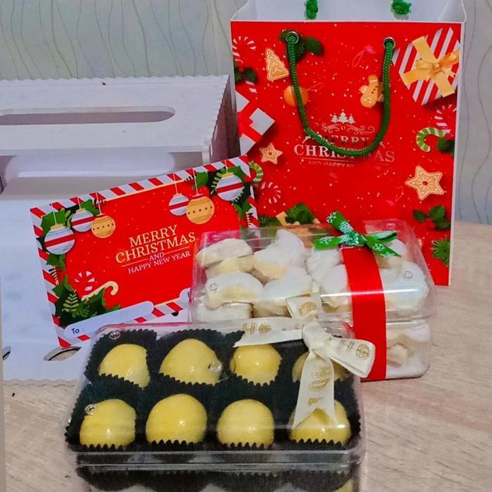 Hampers Natal kue kering 2 toples