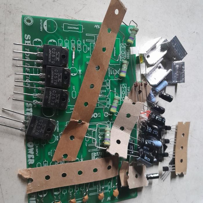 Kit Power Ampli Stereo Final NPN Transistor Sanken or Toshiba BEST