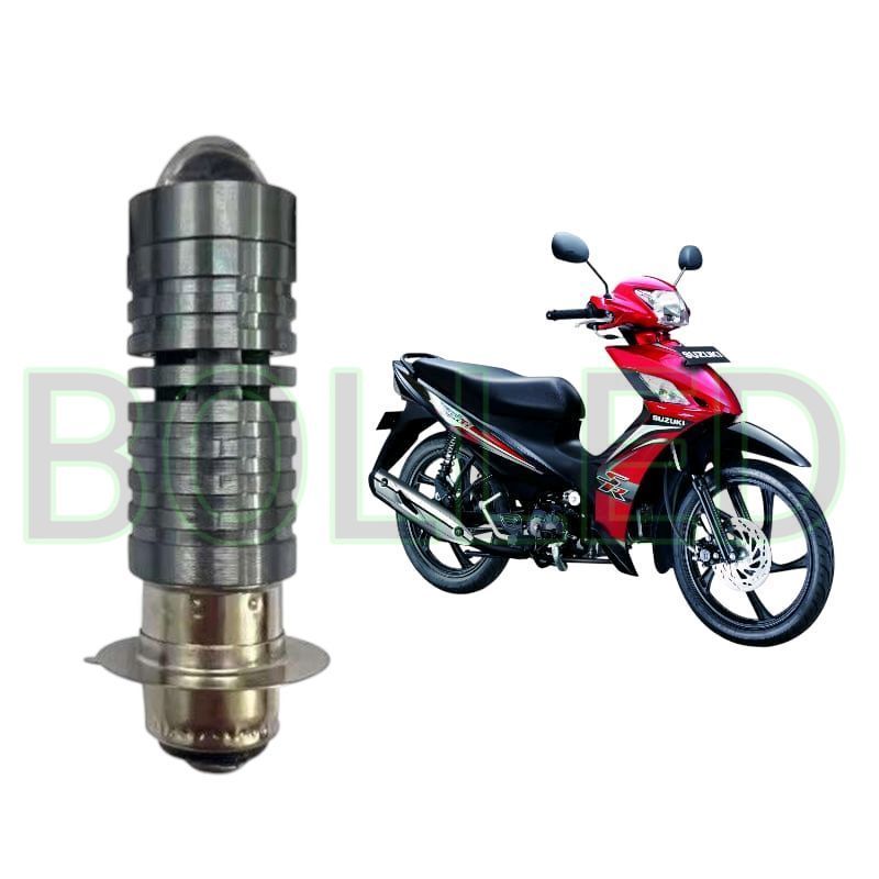 1pcs Lampu depan LED H6 Laser motor Suzuki smash FI BLD