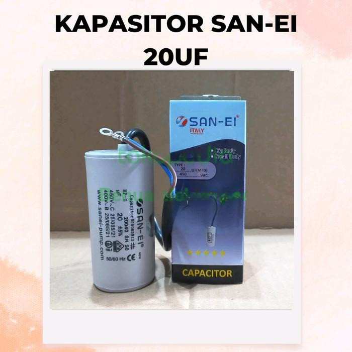 BE Promo 20 uf 20uf bulat / 450 V SAN - EI Capacitor / Kapasitor Bulat - 20uf JP