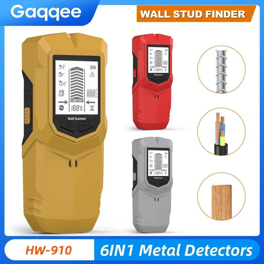 HW-910 6IN1 Handheld Wall Metal Detector With LCD gital say Portable Nail Stud Finder Metal Detector
