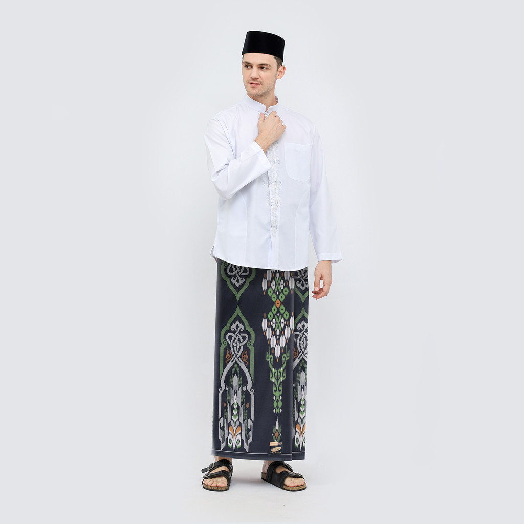 Sarung ATLAS Super Premium 920 A9 CKA Hitam Hijau 01