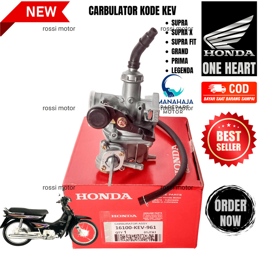 (GARANSI) ORI CARBURATOR LEGENDA (KEV) | KARBURATOR | SPAREPART ORIGINAL SUKU CADANG SEPEDA MOTOR