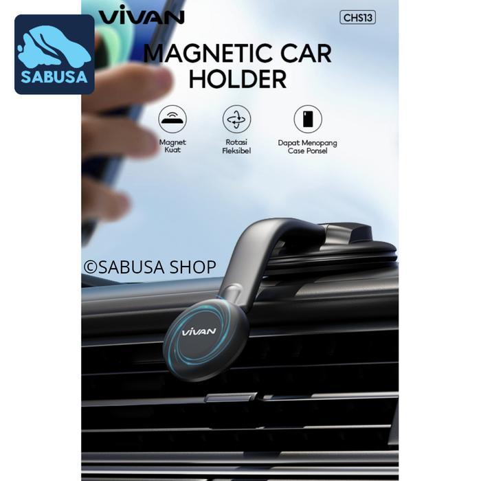 Magnetic Car Holder Tempat Taruh HP Magnet Kuat Tempel Dashboard Mobil