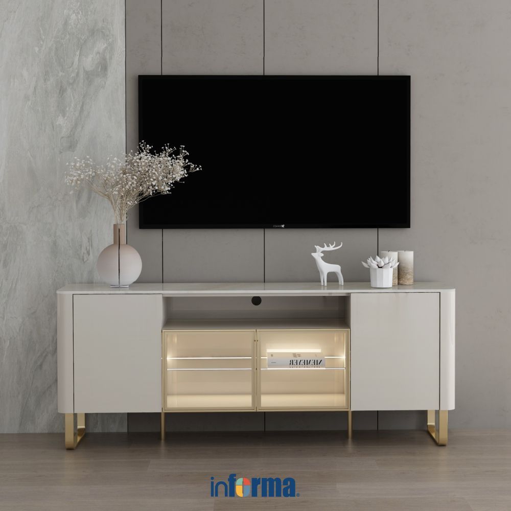 Informa Chloe Rak TV High - Cokelat Khaki Cabinet TV Stand Meja TV Lemari TV