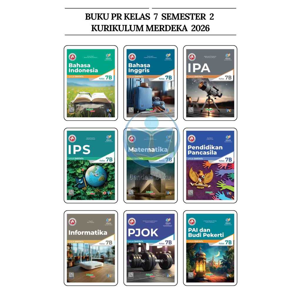BUKU PR/LKS SMP/MTS KELAS 7 8 9 SEMESTER 1&2 INTAN PARIWARA TAHUN TERBARU