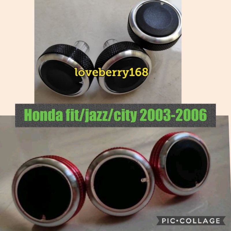 knop ac honda jazz city 2003-2006 knob putaran tombol AC jazz GD3 city GD8