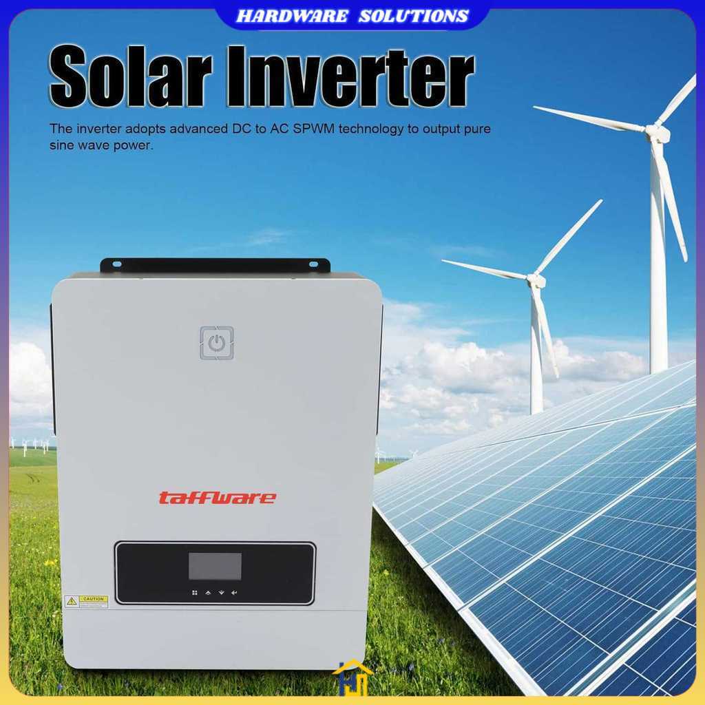 Taffware Inverter Solar Controller Hybrid DC 48V to AC 230V 10200W - MAX-10.2KW