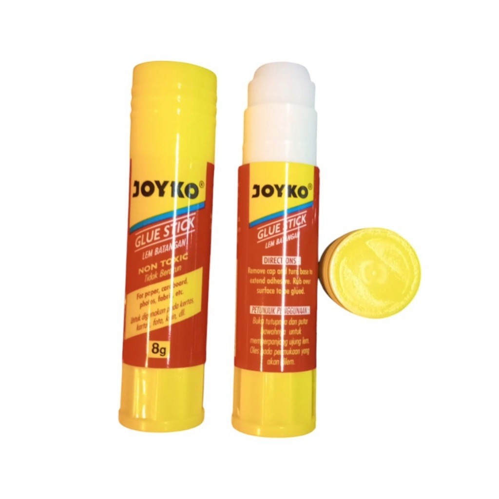 Lem Joyko Stick 8 Gram GS-09 / Lem Stick Kertas Joyko / Stick Glue Joyko 8gr / Lem Kertas Merek Joyk