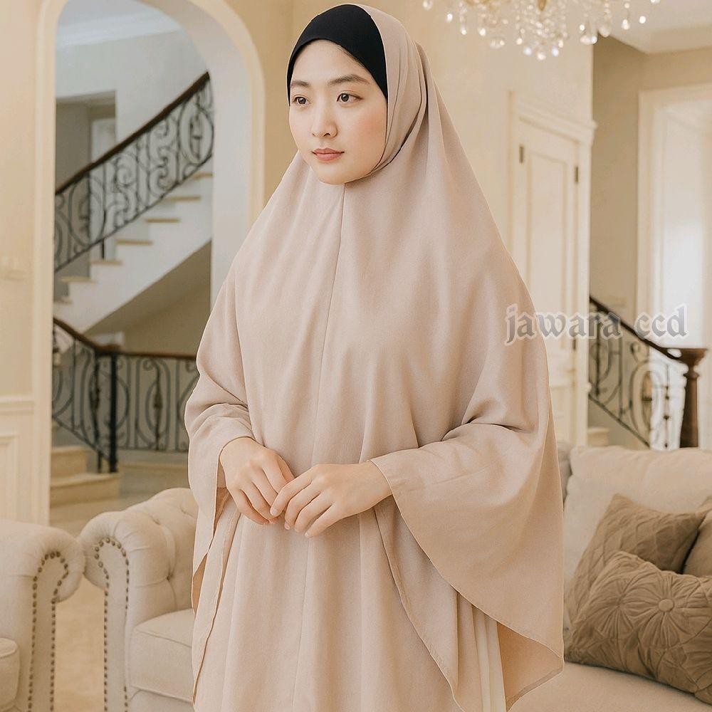 ysf KHIMAR JILBAB JUMBO CRINKLE TALI/HIJAB JUMBO BERGO CRINKLE AIRFLOW PREMIUM/KERUDUNG JUMBO CRINKL