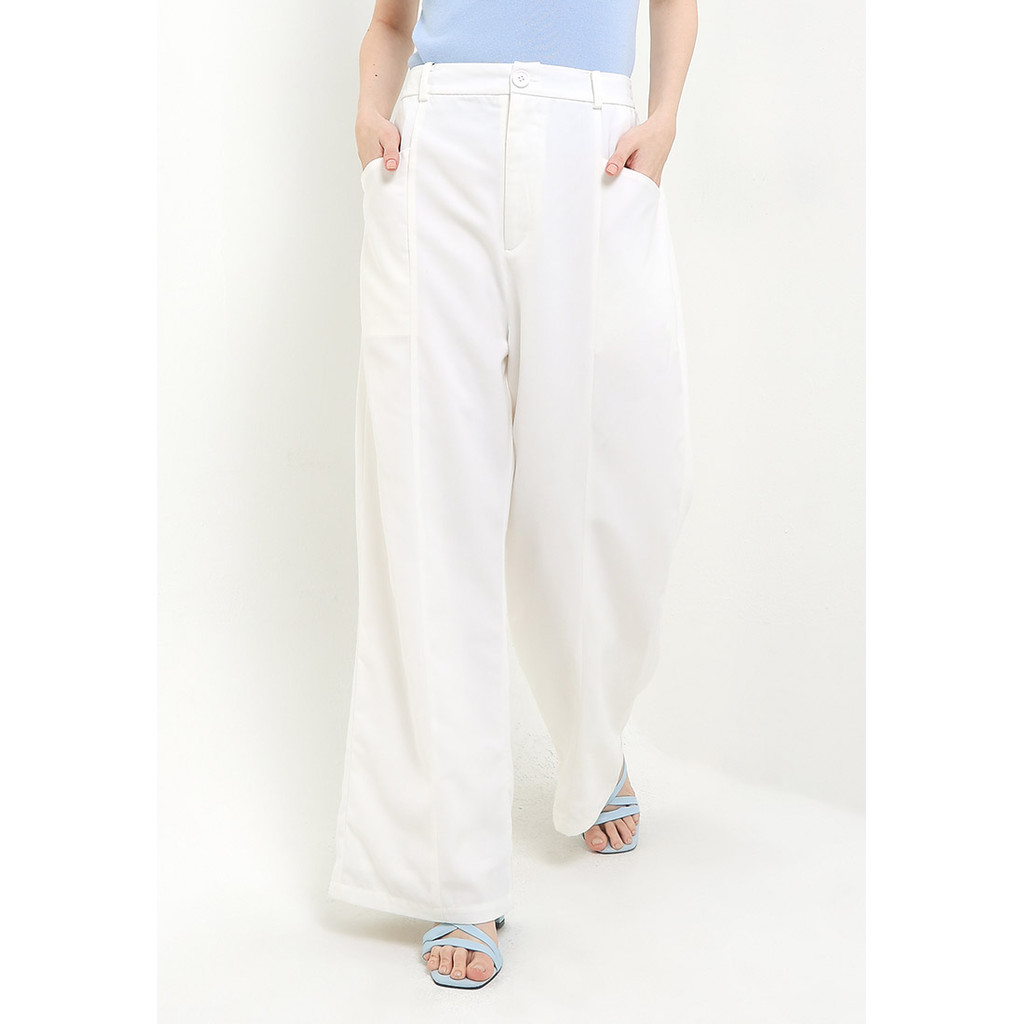 X EIGHT Althea Long Pants - Celana Wide Leg