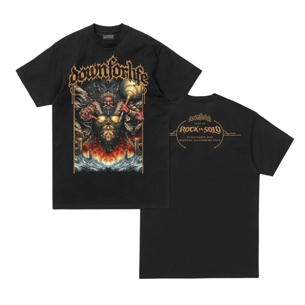 Tshirt Downforlife × Rock In Solo Festival 2023