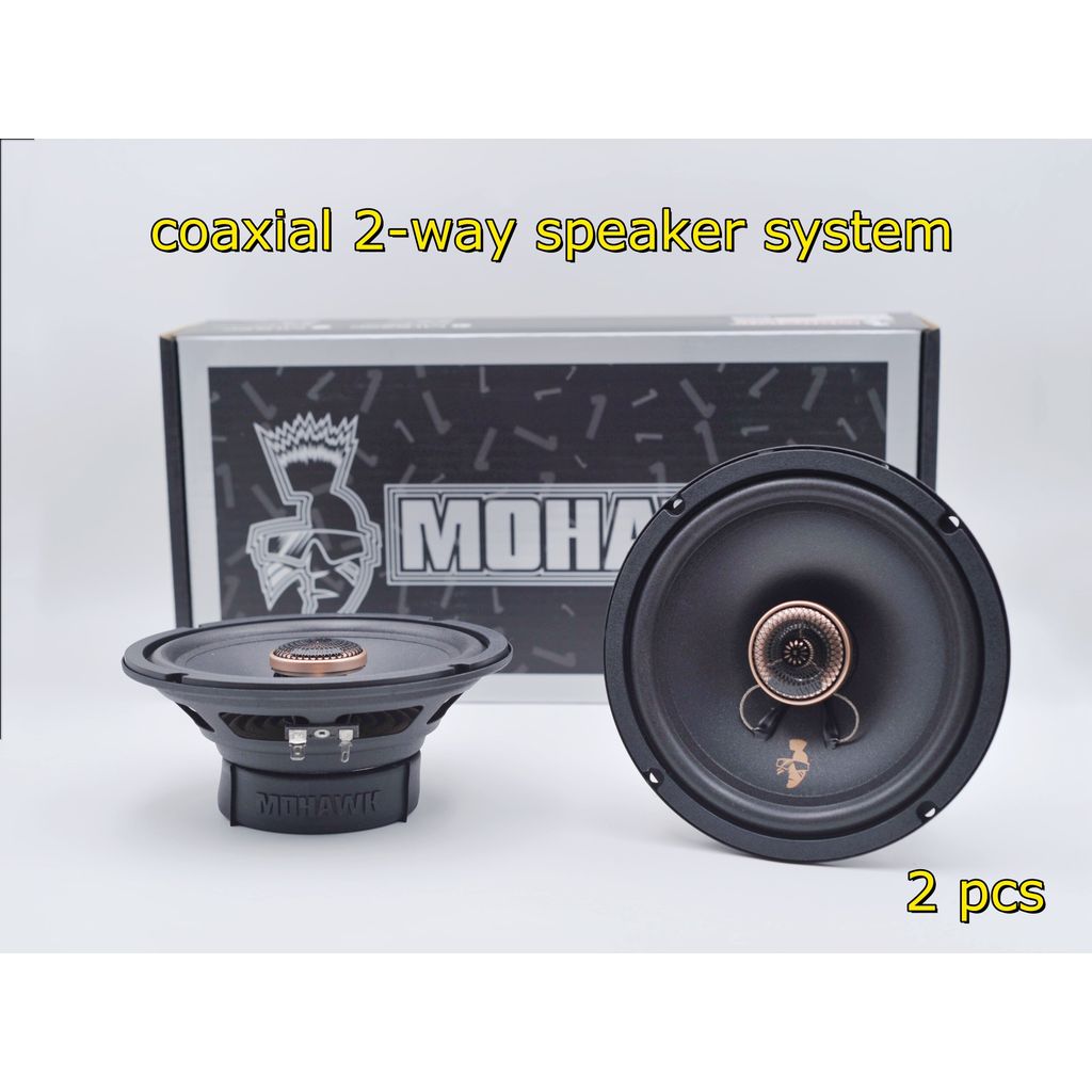 MOHAWK Car auo 6.5 inch two-way split speaker 100W tweeter speaker meum bass speaker hi-Fi DJ shock 