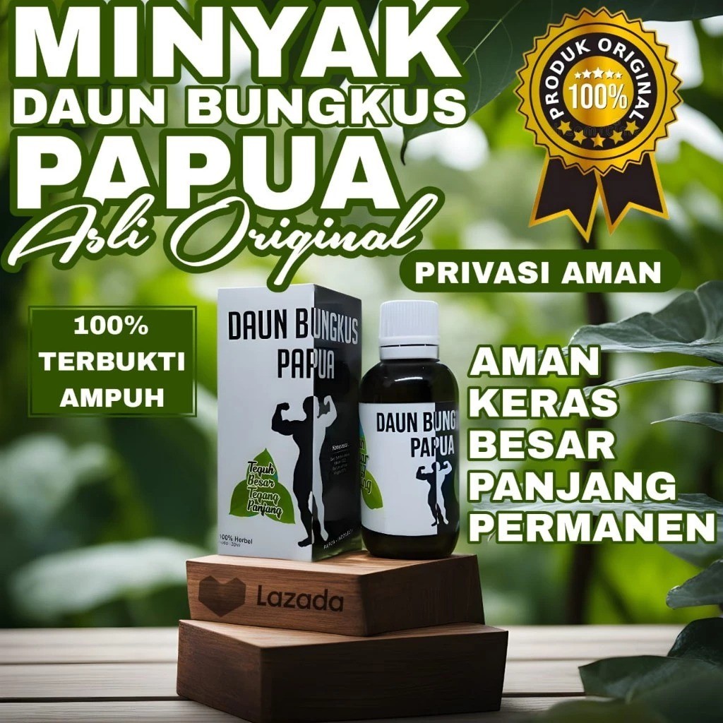 Asli  [ori100%] DAUN BUNGKUS PAPUA 3JARI ORIGINAL