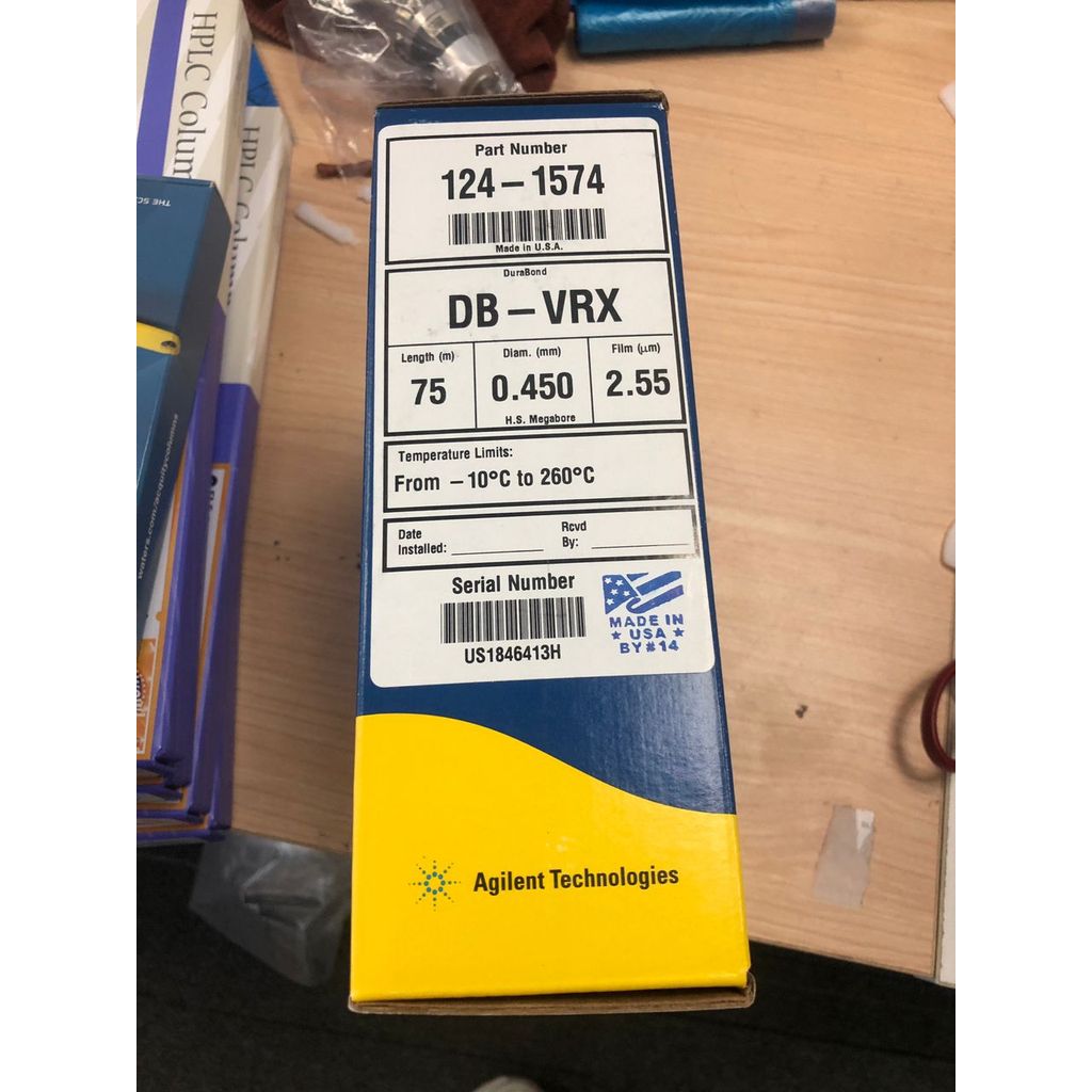 Agilent 1241574 DBVRX 75M 045mm 255um Coloum For 6890 7820 8860 8890 Series