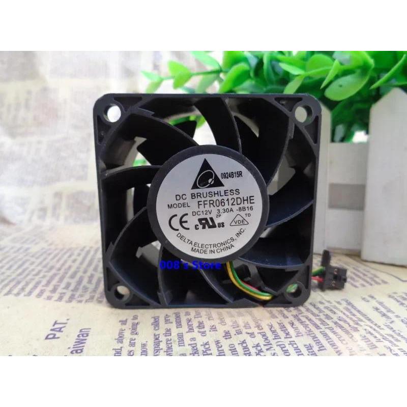 PC Raator CPU Cooler Fan For Server PC PFR0612XHESP00 PWMTACH 60*60*38MM 762 CFM 16500RPM 4 PIN DC 1