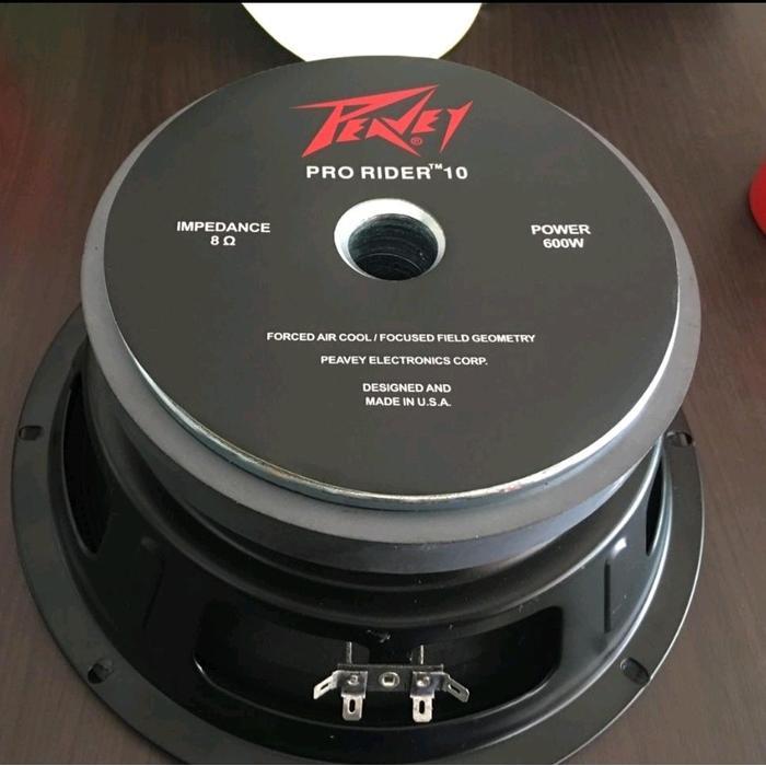 SPEAKER PEAVEY 10 INCH PRO RIDER 600 WATT KOMPONEN