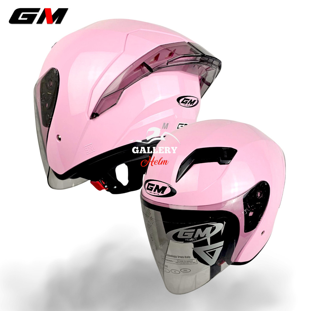HELM GM G2 SOLID | PINK OR| G2 SINGLE VISOR SNI ORIGINAL ORIGINAL