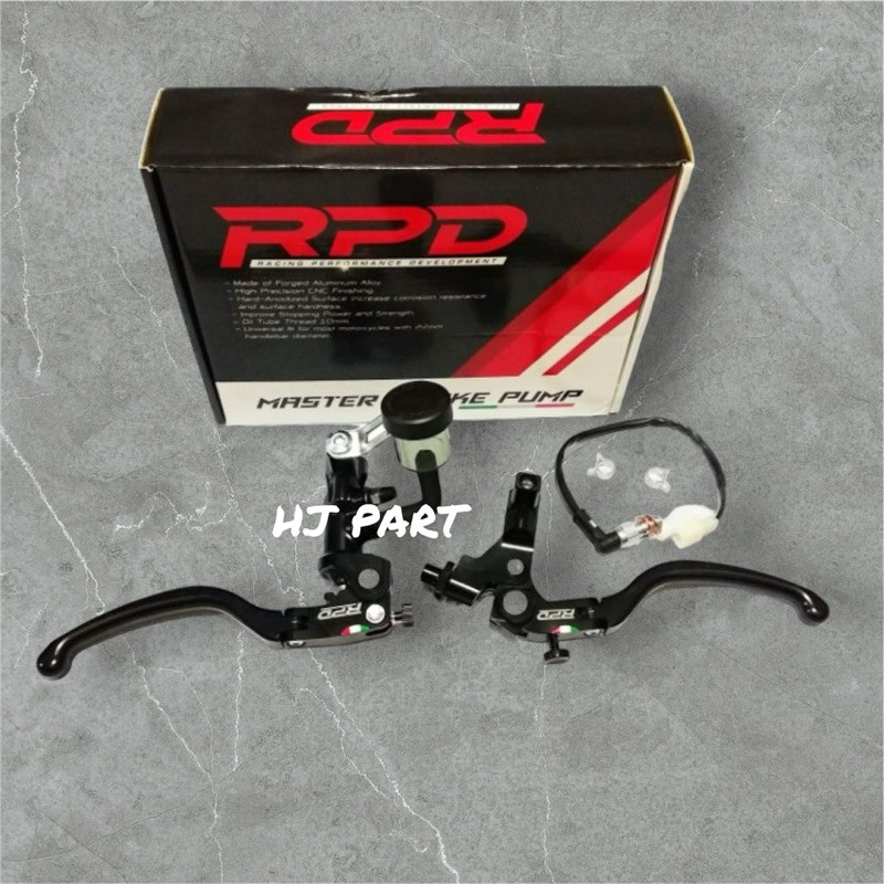 Master Rem Set RPD Radial Kanan Kiri Paket Master Rem RPD 17MM + Kopling Master Rem RPD Kanan 17MM U