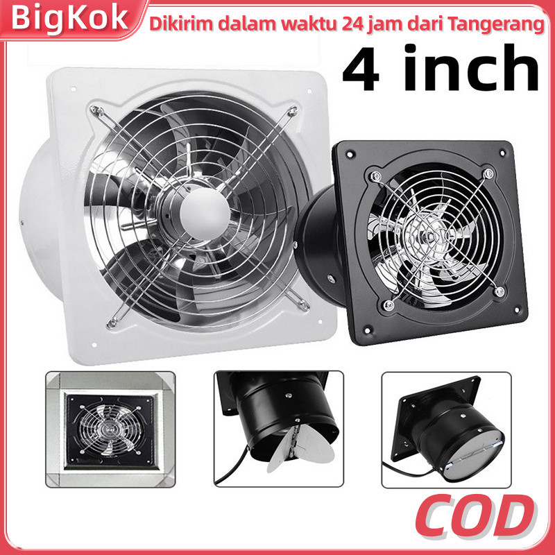 Exhaust Fan 4Inch Exhaust Fan Dinding Kipas Exhaust Ventilasi Dinding Booster Fan COD