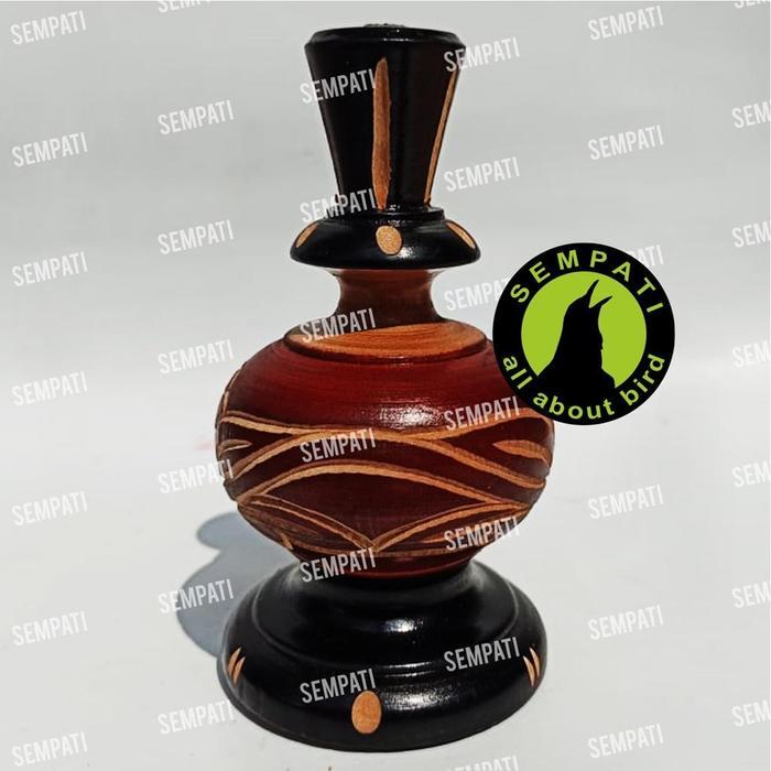 SEMPATI Pion Cukir Kayu Ukir Pion Lovebird Pion Mahkota Pion Sangkar Kandang Burung Kotak Pleci Anis